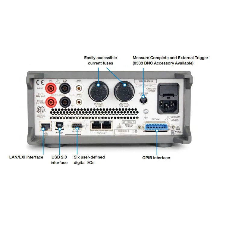 Tektronix DMM7510-RACK 7.5 Digit Graphical Sampling Multimeter High Precision Resolution   ytdi
