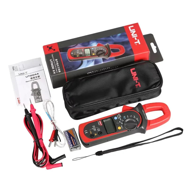 UNI-T UT204A Standard 600A 600V Auto Range Digital Clamp Multimeter Electrical Digital Clamp Meter lexso