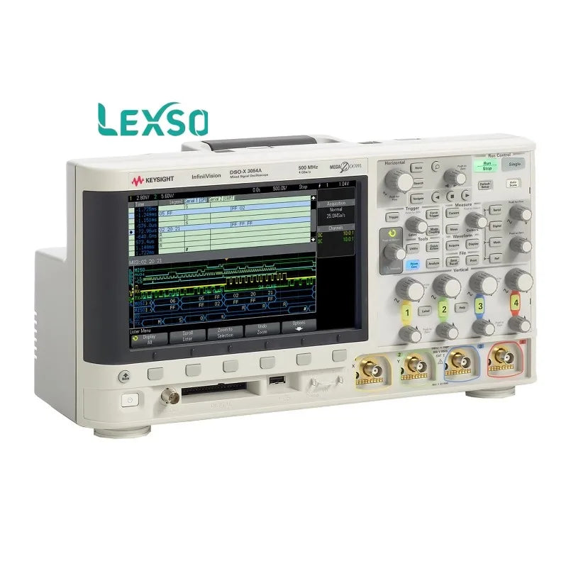 Keysight DSOX3054A Oscilloscope: 500 MHz, 4 Channels lexso