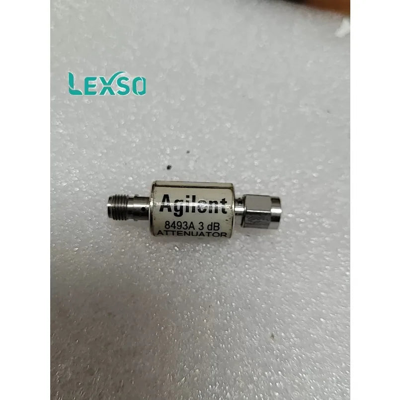 Keysight 8493A Coaxial Fixed Attenuator, DC to 12.4 GHz,Maximum SWR: See Table Below,Connector: SMA Male, Female    lexso