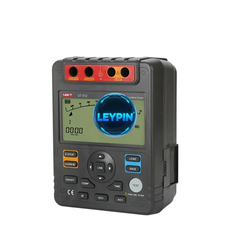 UNI-T UT512 Insulation Resistance Tester USB Interface LCD Backlight Data Storage     lexso