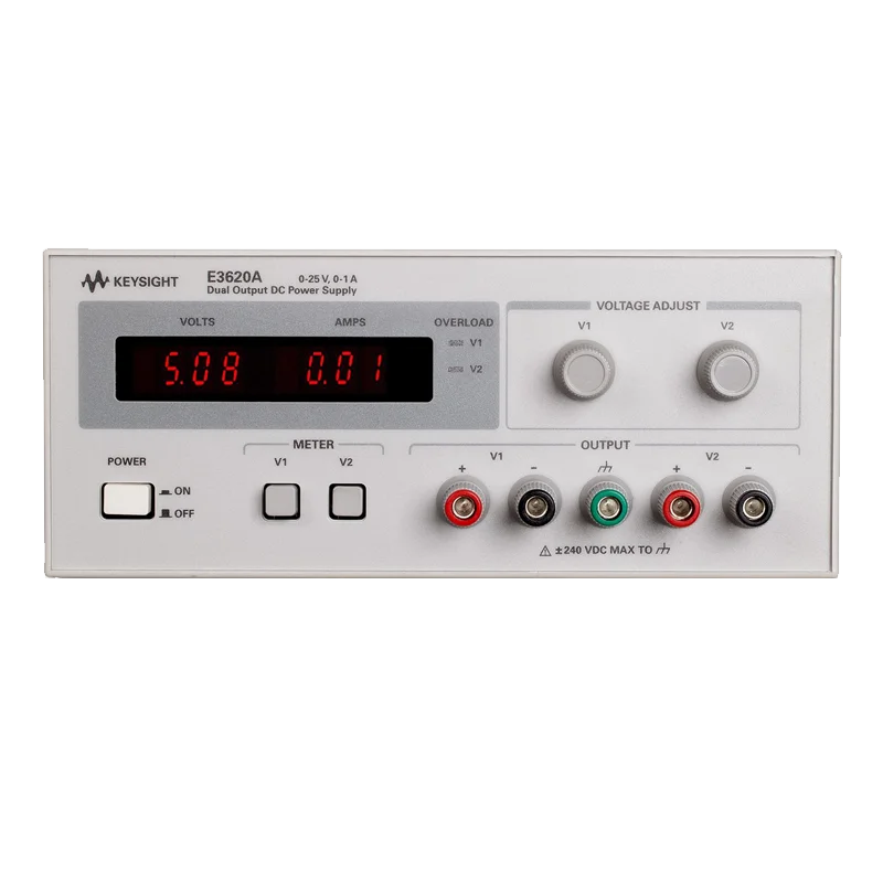 Keysight Agilent E3620A 50W Dual Output Power Supply