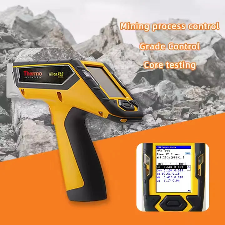 Thermo Fisher Niton XL2t Handheld XRF Analyzer Spectrometer Metal Alloy Ore Soil Analyzer Testing of Zinc Iron and Copper Ores lexso
