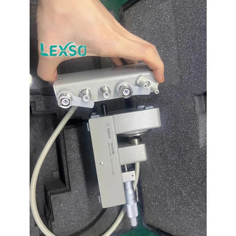 KEYSIGHT 16451B Dielectric Test Fixture Frequency  30 MHz,Thickness  10 Mm, Diameter 10 to 56mm    lexso