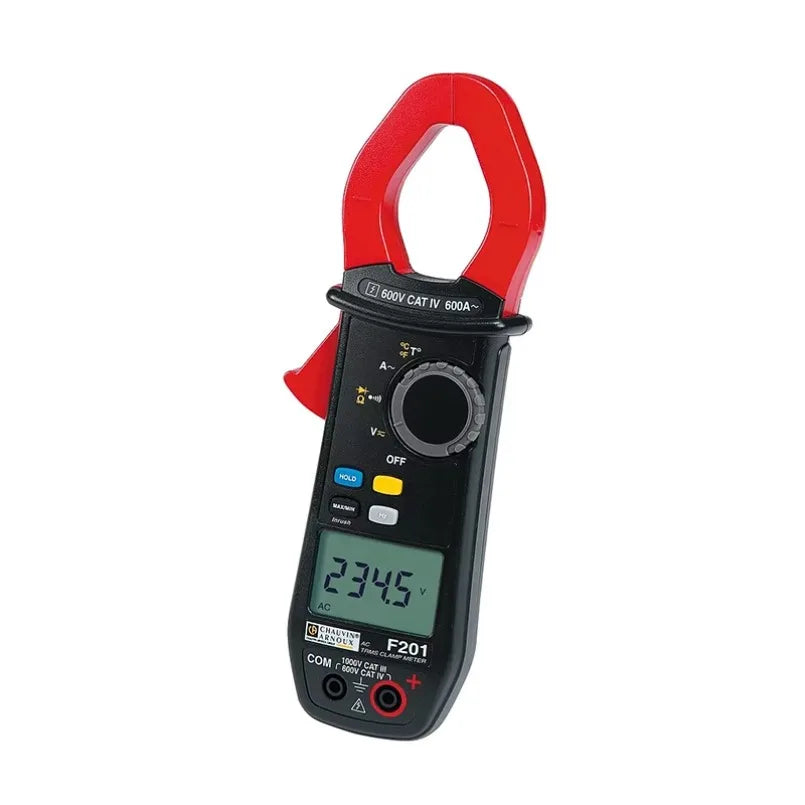 Original Chauvin Arnoux F203 Digital Current Clamp CAT III 1000 V, CAT IV 600 V Display (Counts): 6000    lexso