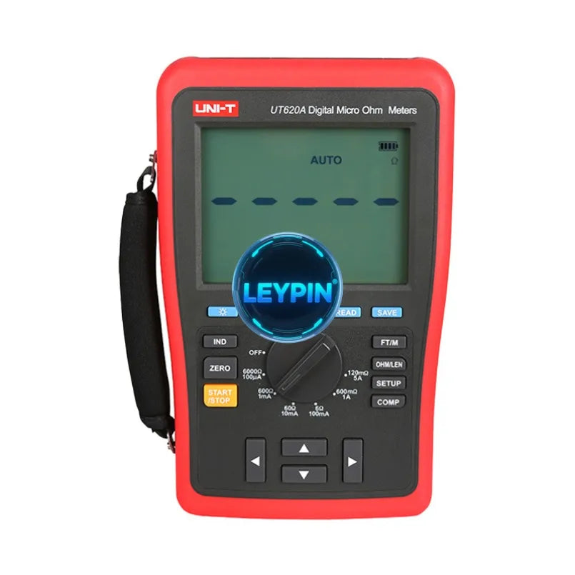 UNI-T UT620A Digital Micro Ohm Meter 6k Display 60000 Data Storage 1000 Li-ion Battery Milliohmmeter for Test Instruments  lexso
