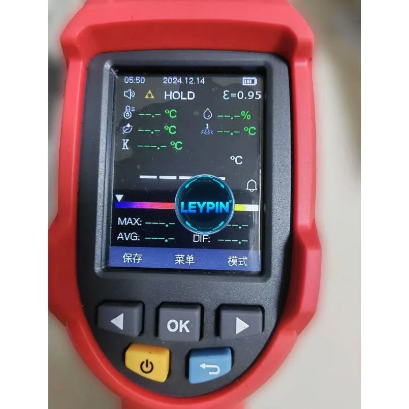 UNI-T UT305A+ UT305C+ Series Infrared Thermometers -50~ 2200 10%RH~90%RH Type K Thermocouple   lexso