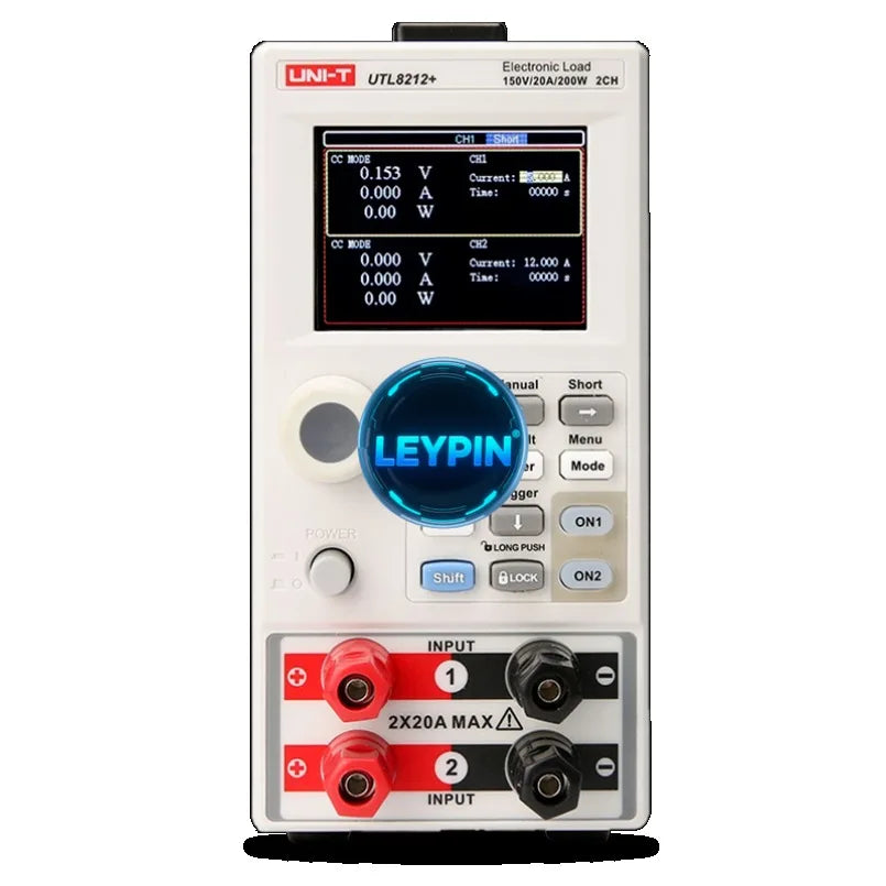 UNI-T High Precision Dynamic Current Power Supply Testing DC Electronic Load Tester UTL8211+ 20A/UTL8212+ 40A   lexso
