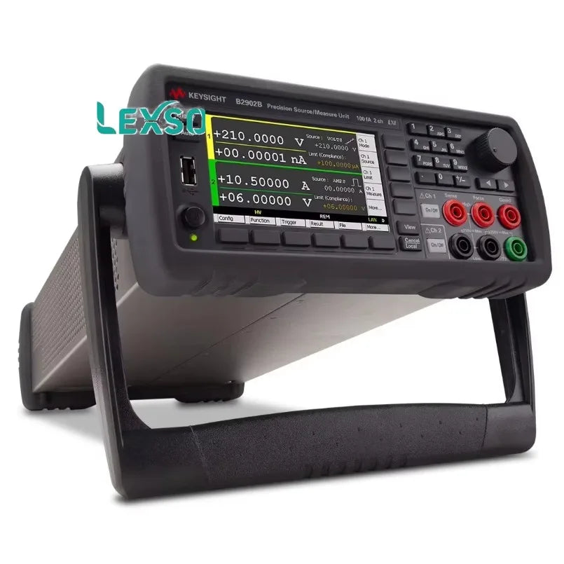 Keysight B2902B Precision Source/Measure Unit(2Ch, 100FA),  210V, 3A DC/10.5A Pulse    lexso