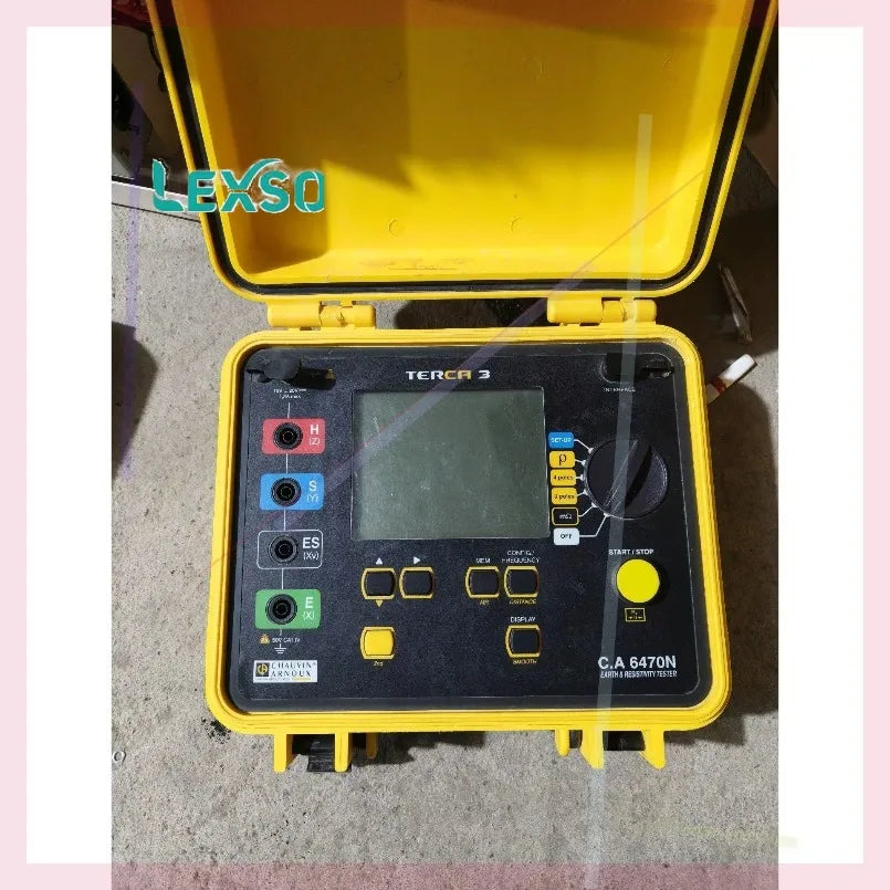Chauvin Arnoux Ca6470n Digital Multifunctional Earth Resistance Tester Measuring  Analysing Instruments   lexso