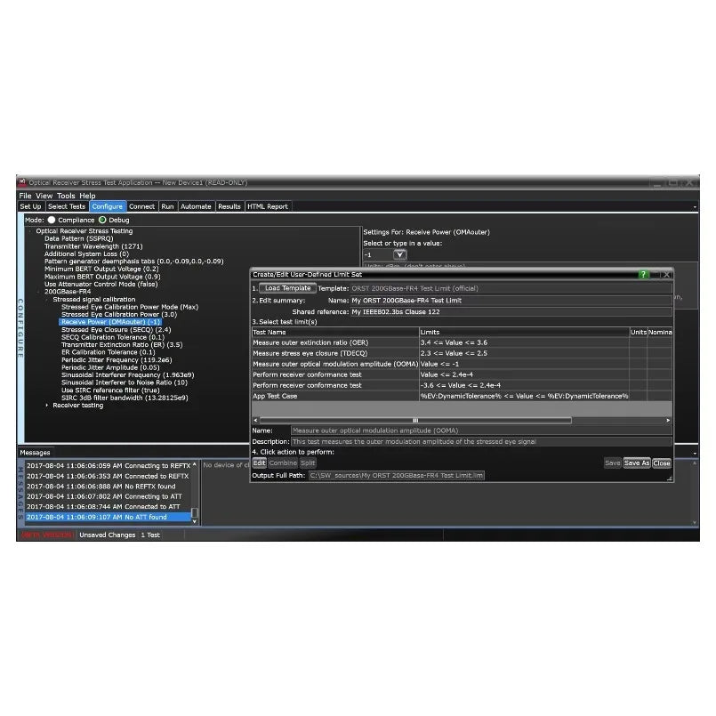 Keysight N4917BSCB Electronic Measuring Instrument Optical Receiver Stress for Test Solution lexso