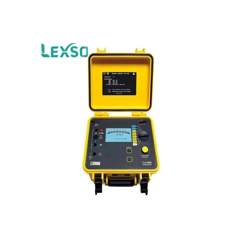 Chauvin Arnoux C.a 6505 Ca 5 Kv Insulation Tester Megohmmeter, 10 K- T Range, Programmable 40-50 V, Dar/Pi   lexso