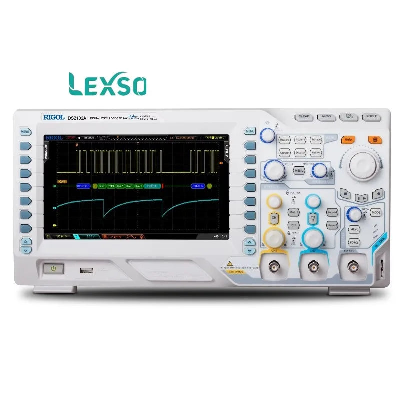 RIGOL DS2202A 200MHz Digital Storage Oscilloscope with Dual Channels 2 GSa/s Sampling  for Measurement lexso