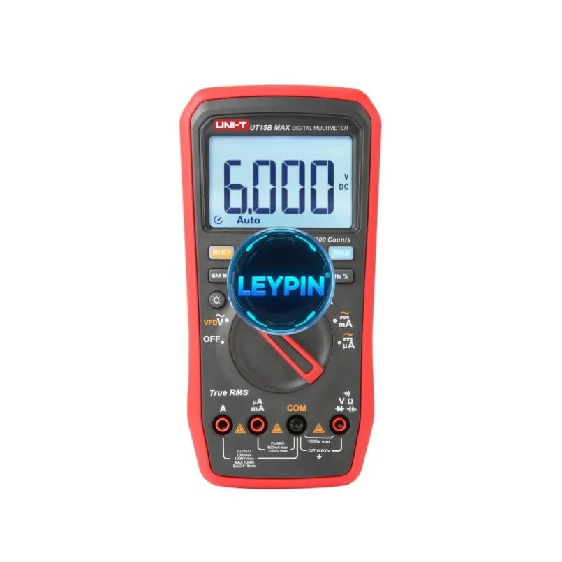 UNI-T UT15B/17B/18B Digital   Max True RMS 1000V CE UKCA CETLus REACH RoHS V.F.D Function for AC & DC  lexso