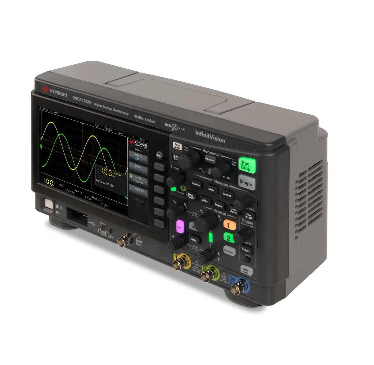 osciloscopio Keysight Technologies DSOX1202G/DSOX1202A-200 InfiniiVision 1000 X Series 200MHz Bench Oscilloscope with 2 Analogue Channels   ytdi