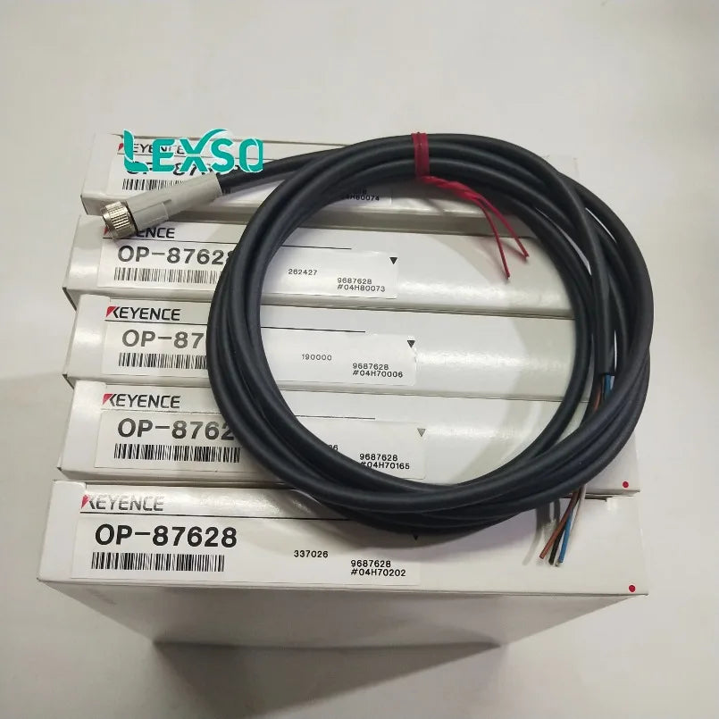 KEYENCE Connector Cable M8 Straight 2m Oil-resistant OP-87628 lexso