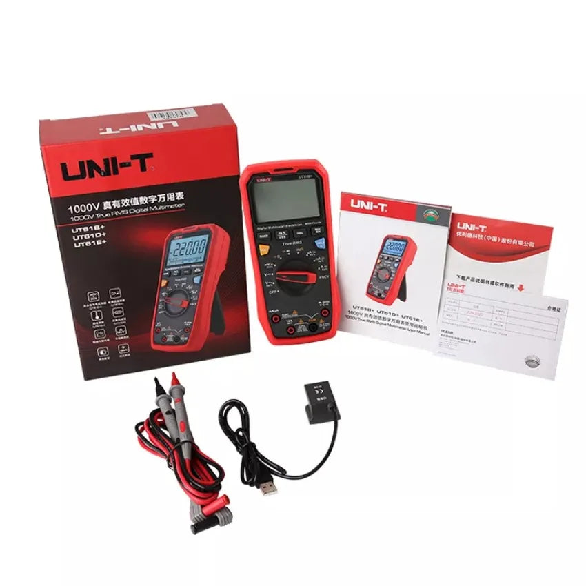 UNI-T Ut61b+ Ut61e+ Ut61d+ Handheld Professional Digital Multimeter Tester Unit True Rms Auto Range 6000 Counts Ac 1000v LS    ytdi