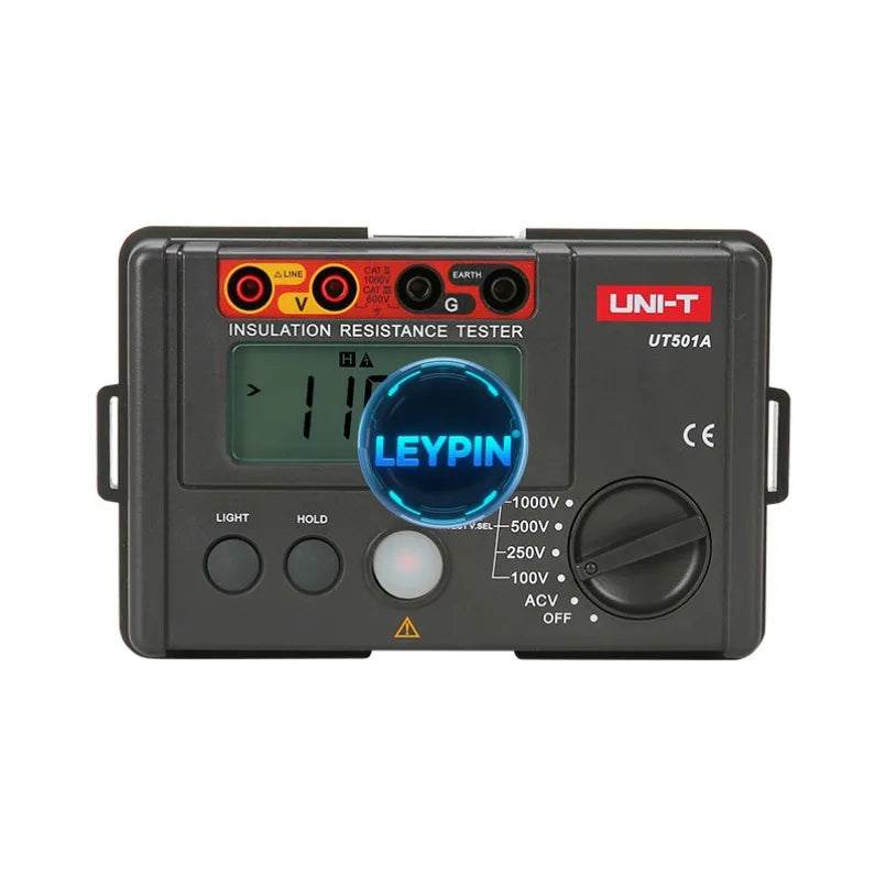 UNI-T UT500 Series Insulation Resistance Testers UT501A 1000V 5G  UT502A 2500V 20G PI and DAR     lexso