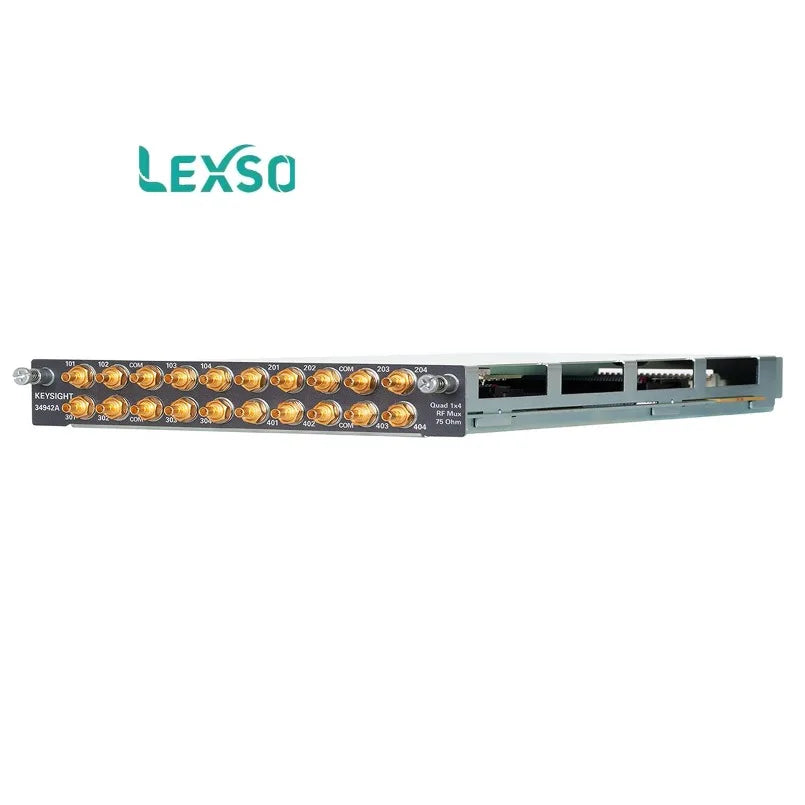 Keysight 34942A Quad 1x4 75  1.5 GHz Multiplexer Module for 34980A Four 4-channel Multiplexers    ytdi
