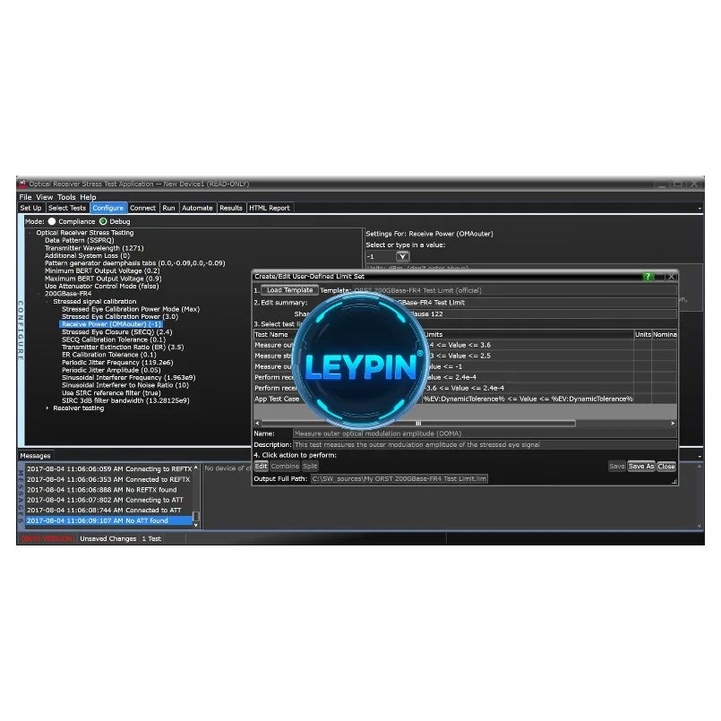 Keysight N4917BSCB Electronic Measuring Instrument Optical Receiver Stress for Test Solution    lexso