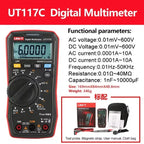 UT117C High-precision True RMS  60000 Digits Digital Multimeter AC/DC Current Voltage 600V 10A Auto-Range Tester  UTCS06A lexso