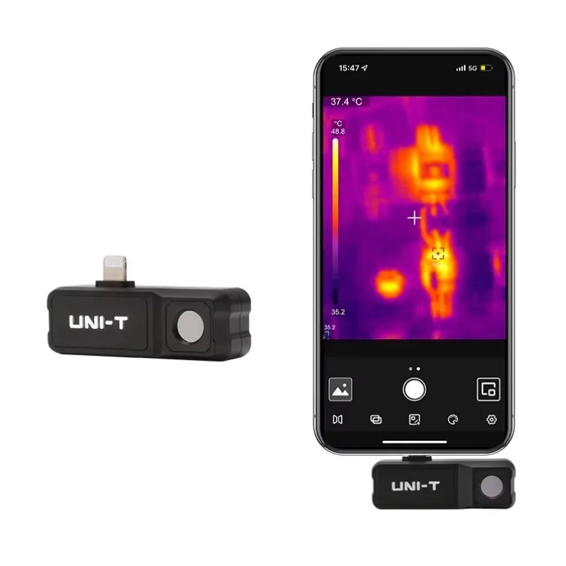 UTI120MS Thermal Imager Phone Thermal Imaging Camera for IOS PCB Circuit Floor Heat Detection lexso