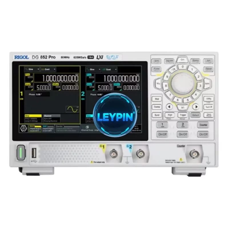 Rigol DG852 Pro Arbitrary Waveform Generator 50MHz 16 Bit Resolution up to 20th Harmonic Generation Function     lexso