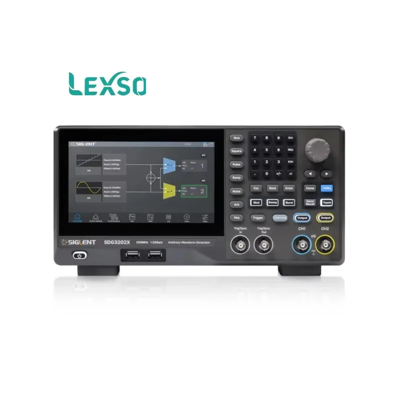 Siglent Function Arbitrary Waveform Generator SDG3082X/SDG3162X/3202 Signal Source High Precision Frequency Meter  lexso