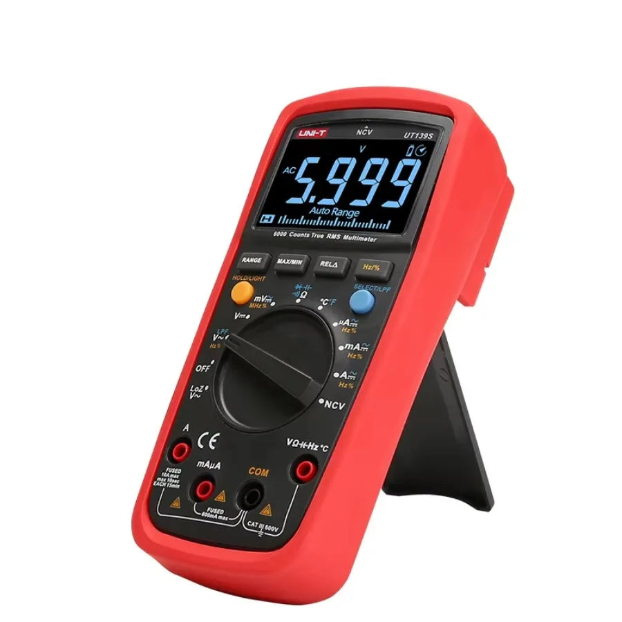UNI-T UT139S True RMS Digital Multimeters Auto Range NCV Temperature Res Freq with Voltage Current and Capacitance Measurement    ytdi