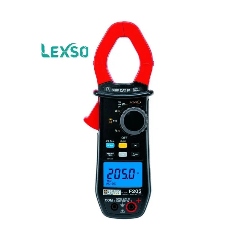 Chauvin Arnoux F205 Digital Current Clamp CAT III 1000 V, CAT IV 600 V Display (Counts): 6000    lexso