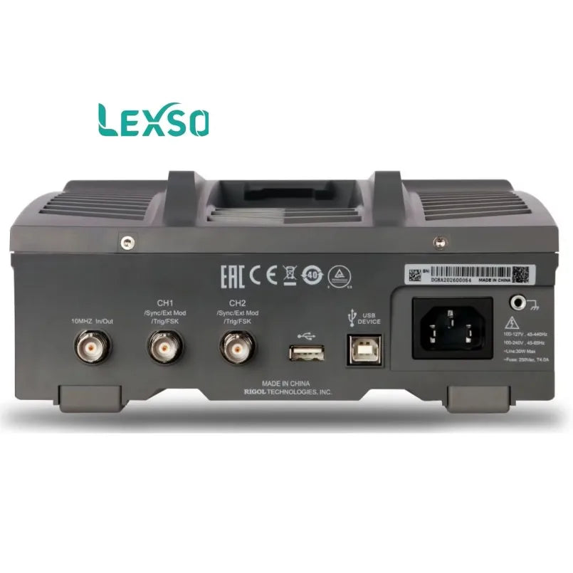 Rigol DG822 Arbitrary Waveform Generator 25MHz 2 Channel 125Msa/s Sampling Rate lexso