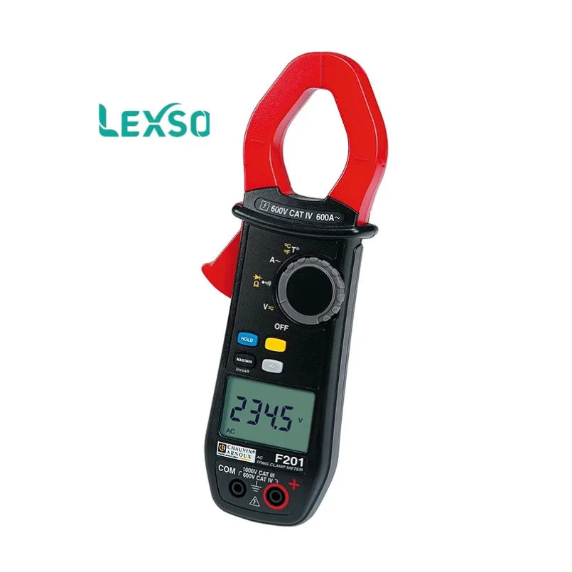 Chauvin Arnoux F205 Digital Current Clamp CAT III 1000 V, CAT IV 600 V Display (Counts): 6000    lexso