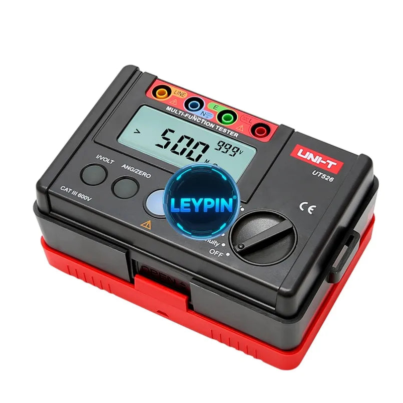UNI-T UT526 Multi-function Electrical Tester Phase Conversion Insulation Ground Resistance Test Resistance Meters     lexso