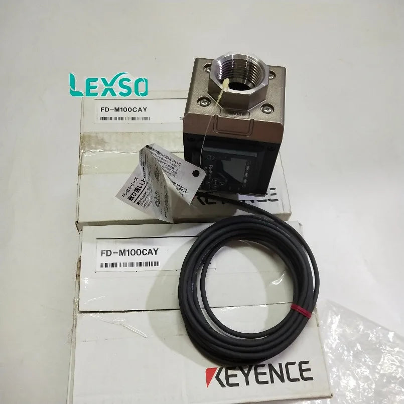 Keyence FD-M100CAY Industrial Liquid Flow Transmitter 4-20mA Output lexso