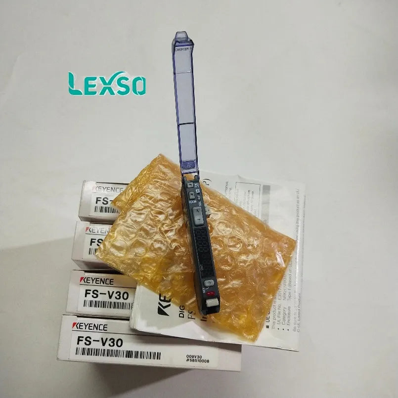 KEYENCE Fiber Amplifier FS-V30 Series Brand Original FS-V30 Digital Fiber Optic Sensor Switch NPN lexso