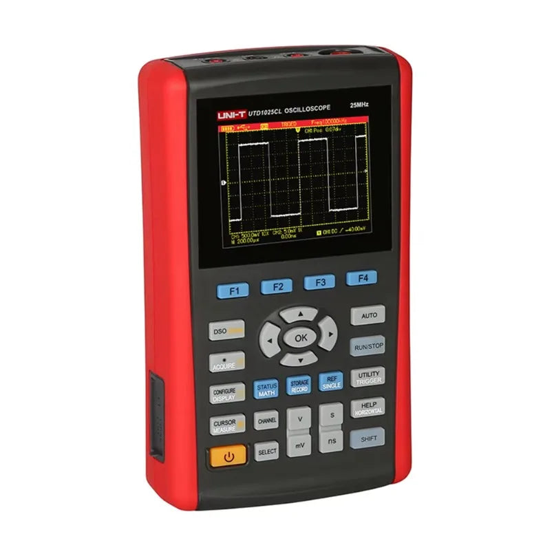 Uni-T Utd1025Cl Professional Handheld Precision Digital Storage Oscilloscope 25Mhz Storage Portable Oscilloscope Multimeter lexso