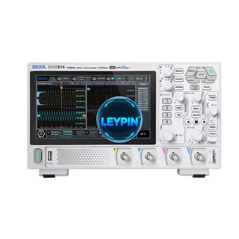 Rigol DHO804 Digital Oscilloscope 4 Channels 25 Mpts Maximum Storage Depth Supports Type-C Power Supply     lexso