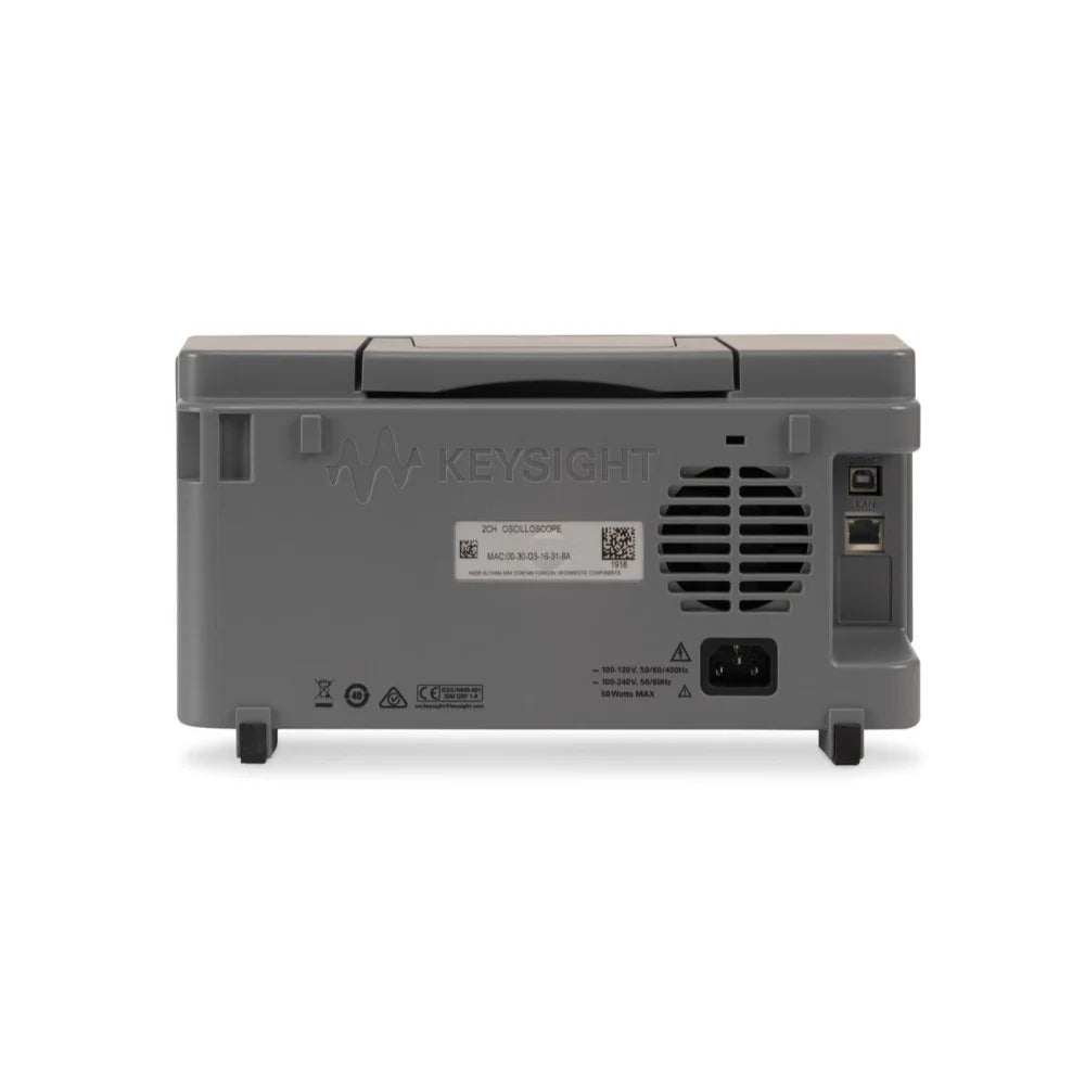Keysight Technologies DSOX1202A InfiniiVision 1000 X Series, 70MHz Bench Oscilloscope, 2 Analogue Channels    ytdi