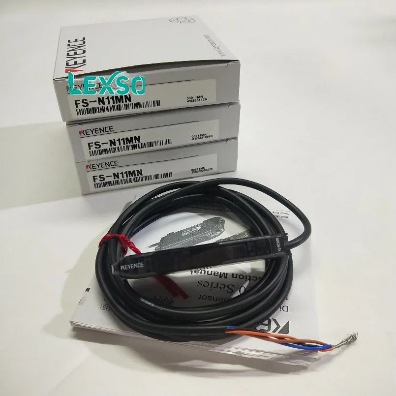 FS-N11MN Optical Fiber Amplifier Cable Type Main Unit NPN Output Digital Optical Sensors New Original lexso