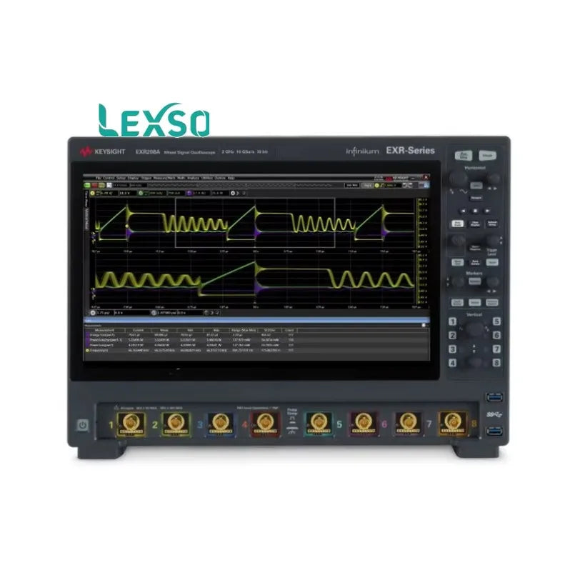 Keysight Infiniium EXR-Series Oscilloscopes 500MHz to 6GHz 8Channels waveform generator/analyzers/DVM/ounter...7-in-1 lexso