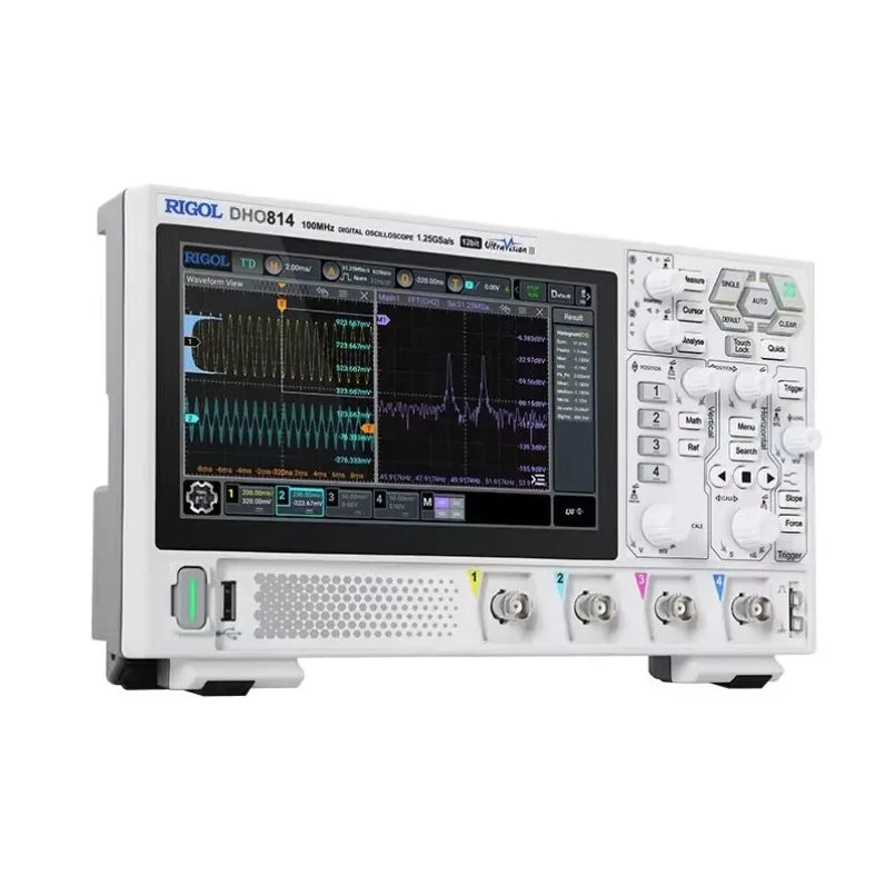 Rigol DHO812 100MHZ Digital Oscilloscope 2CH 1.25GSa/s Support Type-C Power Supply to Convenient Use Experience lexso