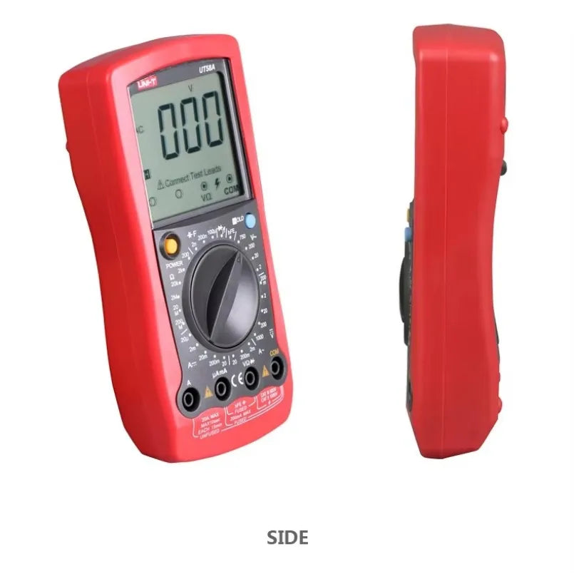 UNI-T UT58B Handheld Capacitance Meter Voltmeter 1999 Counting Ampere Tester Digital Display Oscilloscope Multimeter Ammeter lexso
