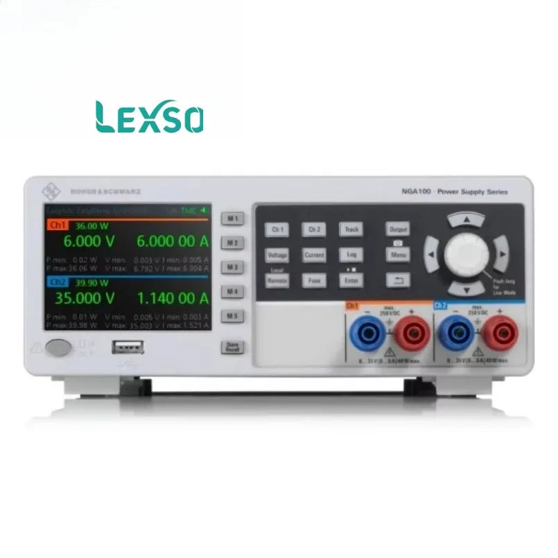 Rohde&Schwarz NGA100  Power Supply Has a Maximum Output Power of 40  W  lexso