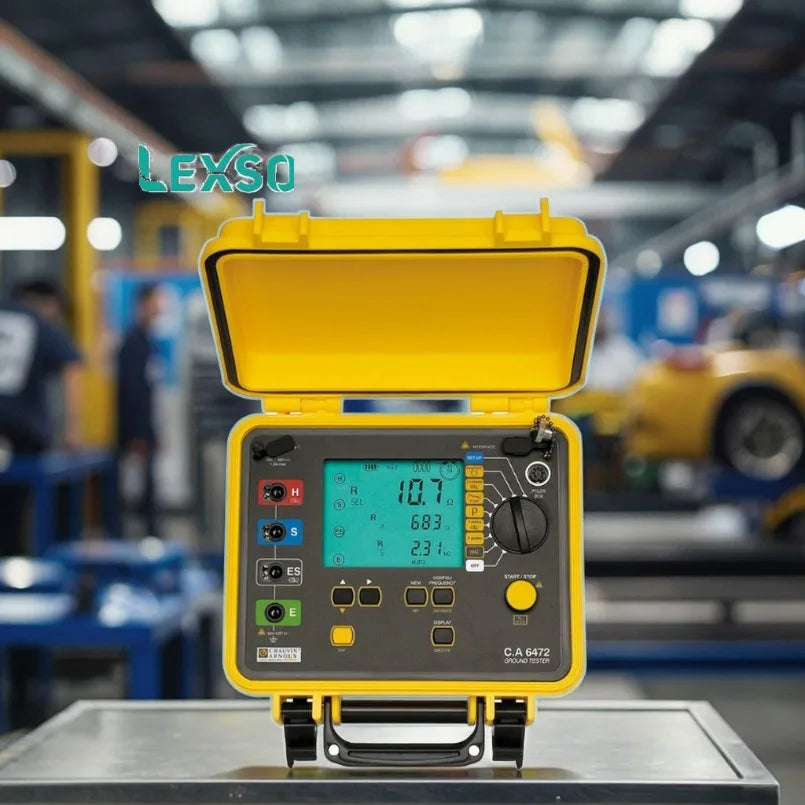 Chauvin Arnoux CA 6472 Earth Soil Resistivity Tester 3-Pole 4-Pole Clamp Methods Frequency Sweep Measuring Analysing  lexso
