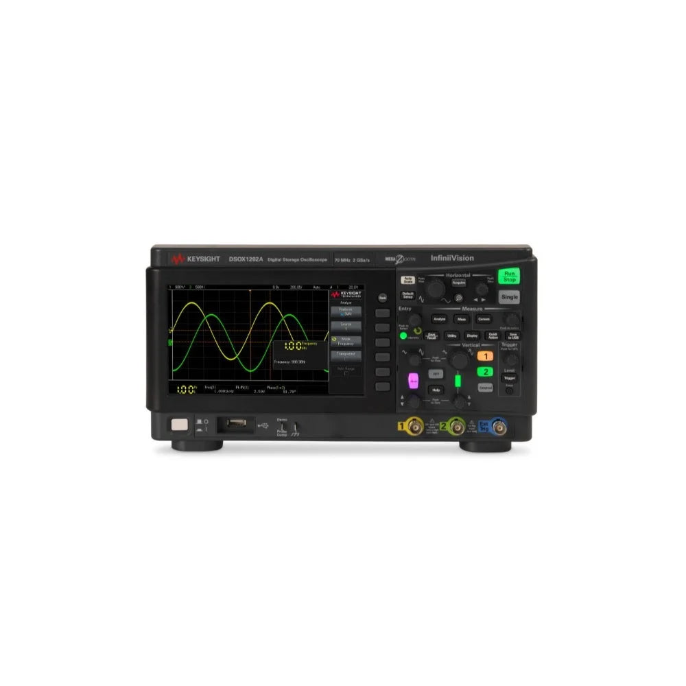 Keysight Technologies DSOX1202A InfiniiVision 1000 X Series, 70MHz Bench Oscilloscope, 2 Analogue Channels    ytdi