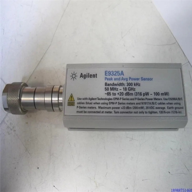 Keysight E9325A Peak and Average Power Sensor 50 MHz - 18 GHz 300kHz Bandwidth         ytdi