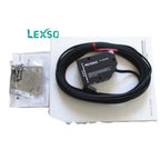 KEYENCE LV-S63 class 1 laser sensor triangulation for PCB misalignment detection lexso