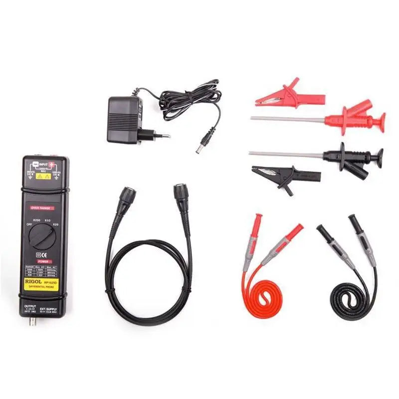 RIGOL 100MHz and 200MHz Oscilloscopes with High Voltage Differential Probe RP1025D/RP1050D/RP1100D Dedicated Probe Bandwidth