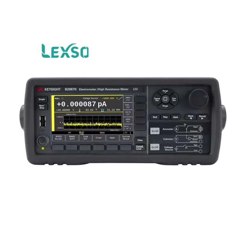 B2987C Electrometer / High Resistance Meter, 0.01 fA, Capture up to 20,000 readings/s - Get a Discount    lexso