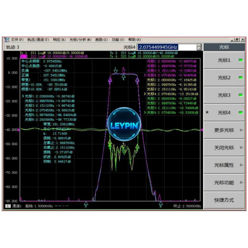 Ceyear 3656B 100 kHz to 8.5 GHz Vector 2-port Network Analyzer, Frequency Resolution:1Hz , Frequency Accuracy   lexso